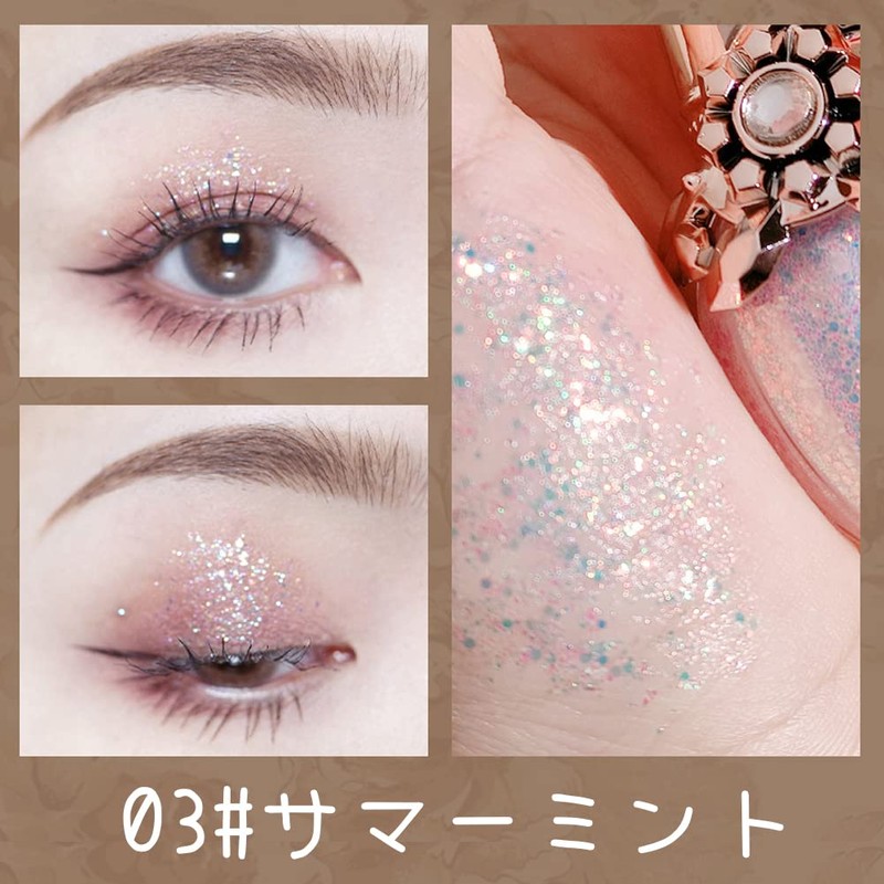 3 Colors Liquid Eyeshadow (01# Snow Night) Under-eye Bag Makeup