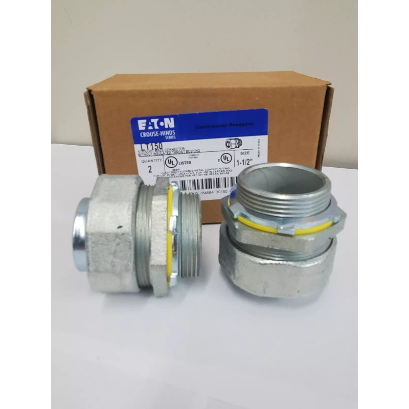 CROUSE HINDS EATON CROUSE-HINDS LT150 Liquidtight 1-1/2" Straight Malleable Throat[2
