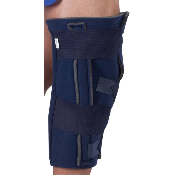 Bilt-Rite Mastex Health 16 Inch Universal Knee Immobilizer, Blue