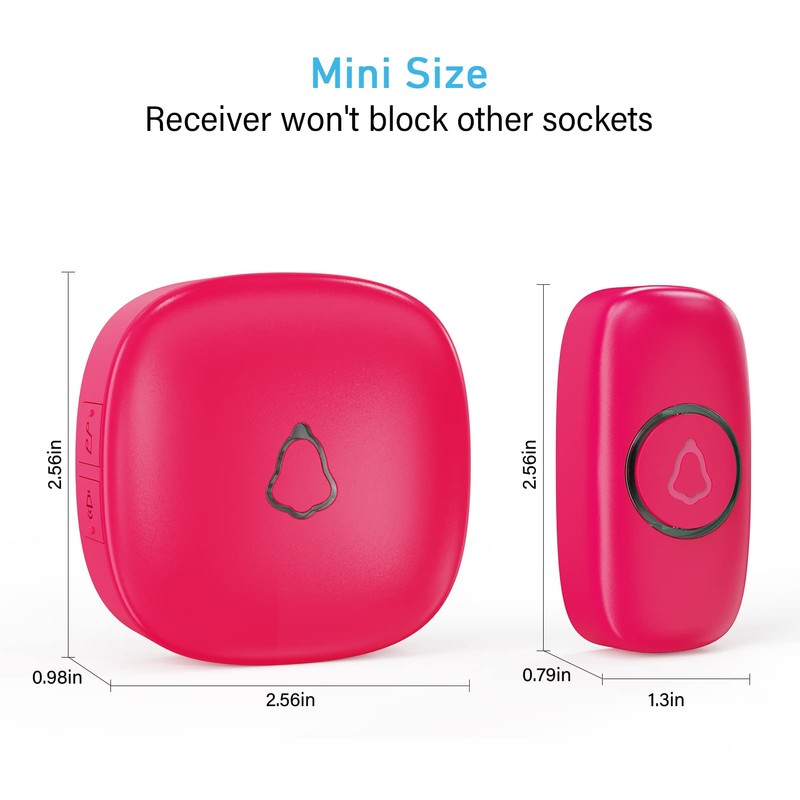 SECRUI Wireless Doorbells for Home, Classrooms, Apartments, Businesses, etc. Easy