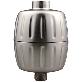 AquaBliss AquaBliss HEAVY DUTY Shower Filter C Latest Superior Advanced 30x Filtration - Universal Multi-Stage Shower Head Filter Reduces Chemicals, Chlorine & Odors - Brushed Nickel (SF500)