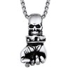 Richsteel Pendant for Men Women Gothic Skull Pendant Skeleton Head