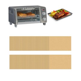 125PCS Air Fryer Liners Compatible with BLACK+DECKER Crisp 'N Bake Air Fry 4-Slice Toaster Oven TO1787SS/TO1785SG Accessories, Precut Nonstick Disposable Baking Parchment Paper Sheets for Easy Cleanup