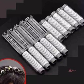 헤어롤 미용롯드 펌기구 파마도구 셀프파마 뿌리볼륨vwx569 [S 20개] Hair Roll Beauty Rod Perm Tool Self-Perm Root Volume vwx569 [S 20 pcs]