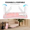 Lap Desk for Bed Adjustable Height, Foldable Bed Table with