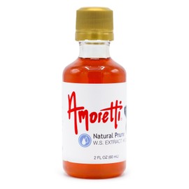 Amoretti - Natural Prune Extract Water Soluble 2 oz - Highly Concentrated & Perfect For Pastry, Savory, Brewing, and more, Preservative Free, Vegan, Kosher Pareve, Keto Friendly