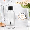 12 Pcs Clear Glass Nail Polish Bottle Empty Refillable Nail