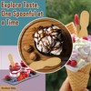 Perfect Stix ASO24W Plain Wooden Ice Cream/Taster Spoon, Unwrapped, 3"