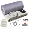 GaiaRestor Grounding Blanket, Indoor&Outdoor, Cotton Blend with Silver Fiber, Includes