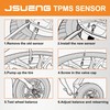 Tire Pressure Sensor TPMS Sensor 434mhz Compatible with Jeep Dodge