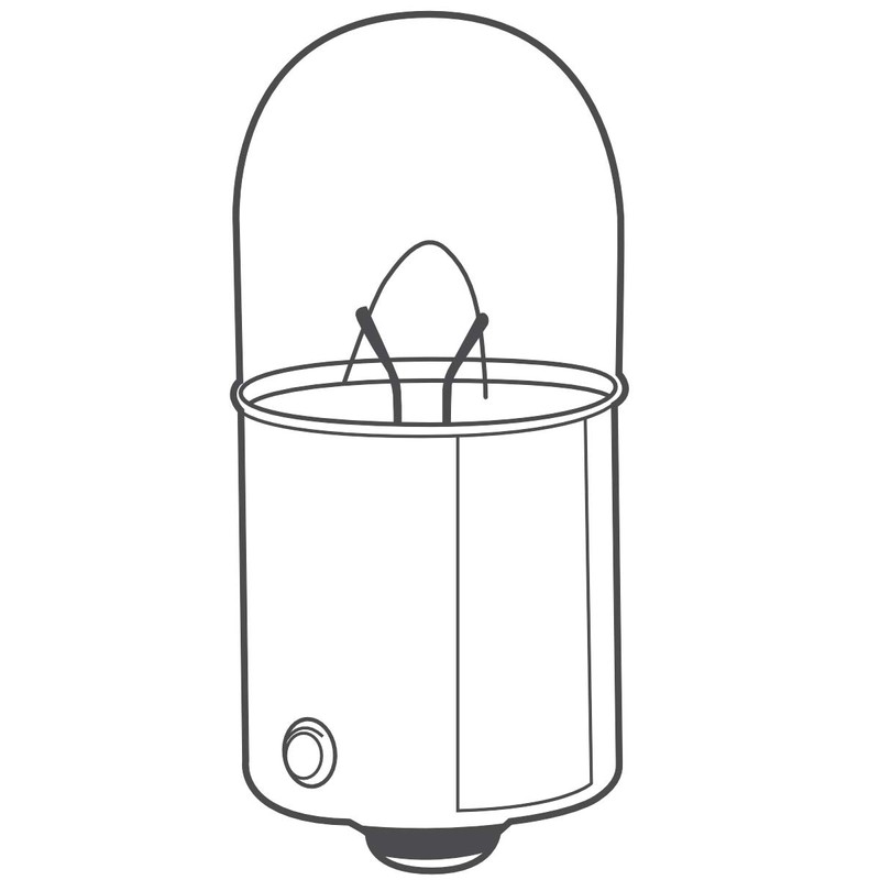 BREHMA 10x R10W 12V Ball Lamp BA15s 12 Volt 10