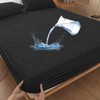 Waterproof Mattress Protector 90 x 200 cm Fitted Sheet Luxury,