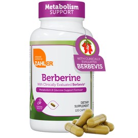 Zahler Berberine Supplement 1000mg with Clinically Evaluated Berbevis Complex and Berberine HCl - Barberry Supplements for Metabolism Support and Berberine Glucose Support for Adults (120 Capsules)