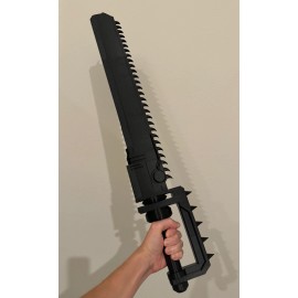 Unbranded Assembled Space Marine Chainsword 33" Cosplay Prop compatible with Warhammer 40k