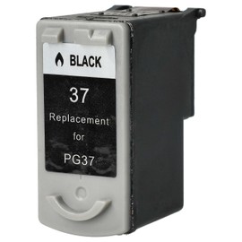 vhbw 12ml Black Ink Cartridge Replacement for Canon PG-37