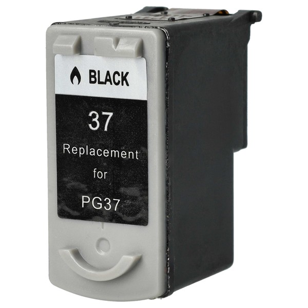 vhbw 12ml Black Ink Cartridge Replacement for Canon PG-37