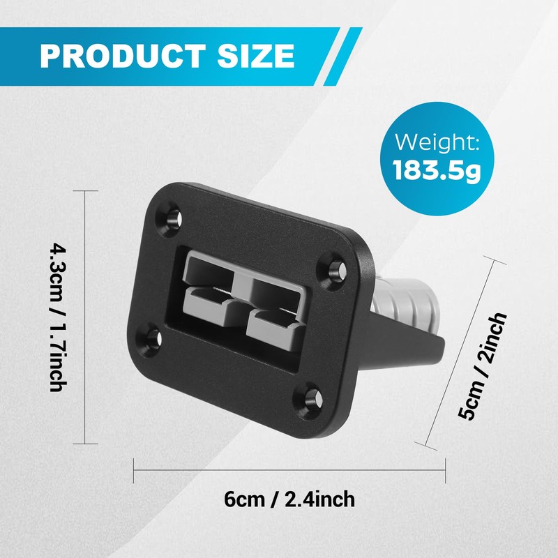 Moqqeu Suitable for Anderson Plug Connector Terminal 50A Cable Car