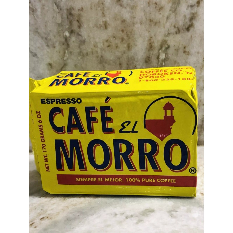 Puerto Rico Espresso Cafe el MORRO-Puerto Rico/100% Pure:170gm/6oz. ShipN24Hours