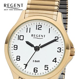 Regent Damen Analog Miyota 2035 Uhr mit Leder Armband 12300089