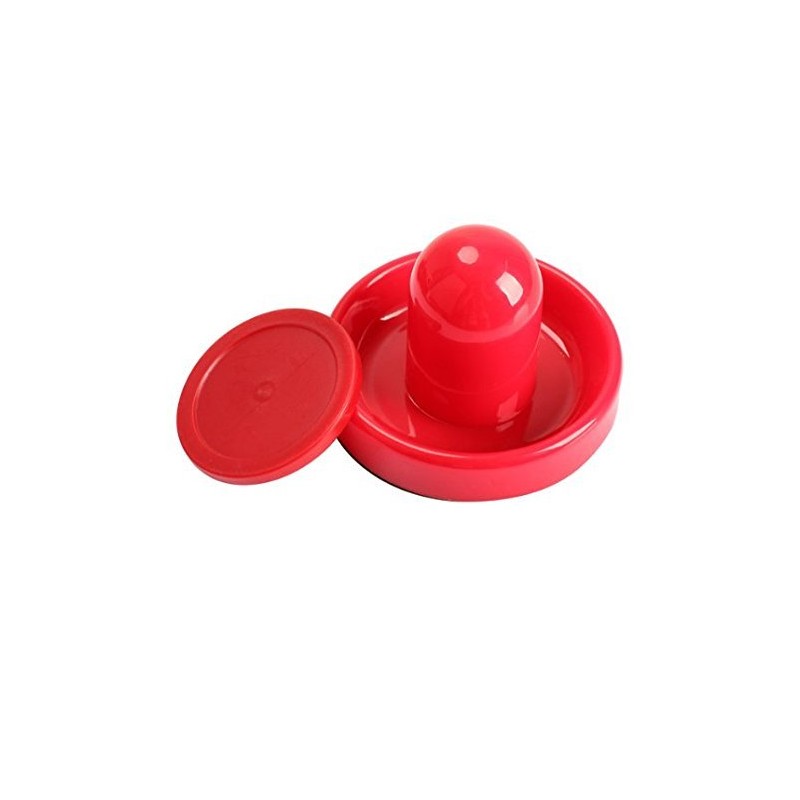 Pack of 4Pcs Plastic Air Hockey Pucks and Pushers Goal