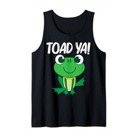 Cute Frog Design For Men Women Forest Zoo Pet Animal Catcher Tank Top