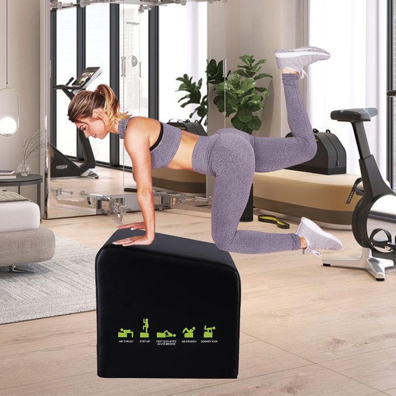 WINDFOOT Hip Thrust Machine & Glute Bridge Exercise Machine, Hip