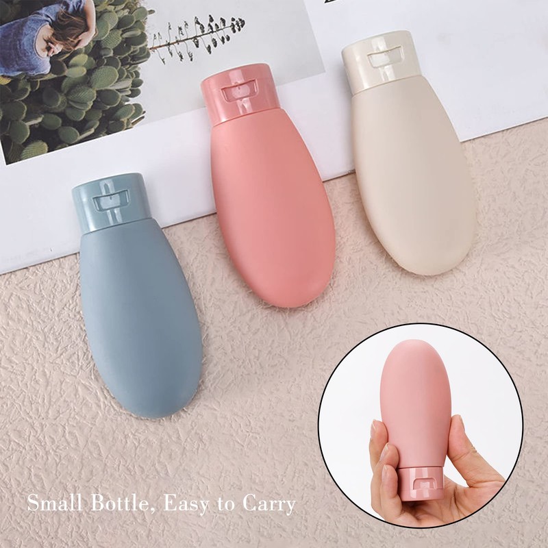 Travel Bottles for Toiletries, 11 PCS Leak Proof Refillable Squeezable