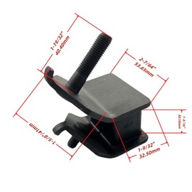 POWER PRODUCTS 4PCS Heavy-Duty Anti-Vibration Rubber Mounts with Nuts for DuroMax 12000W & 13000W Generators – Fits XP12000 & XP13000 Series