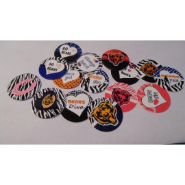 Unbranded Pre Cut One Inch Bottle Cap Images Chicago Bears Free Ship - photo, 15 images