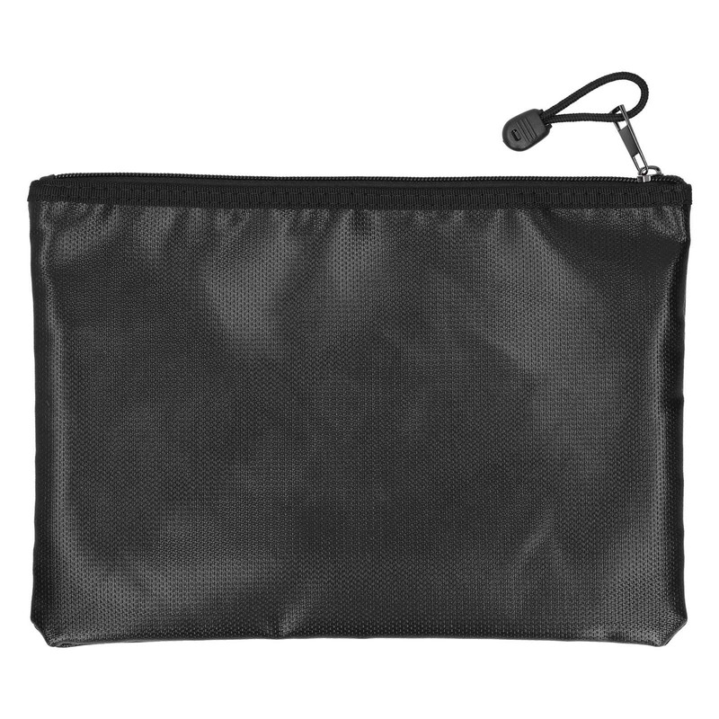 Multifunctional File Bag Fireproof Money Bag Waterproof Safe Storage Pouch