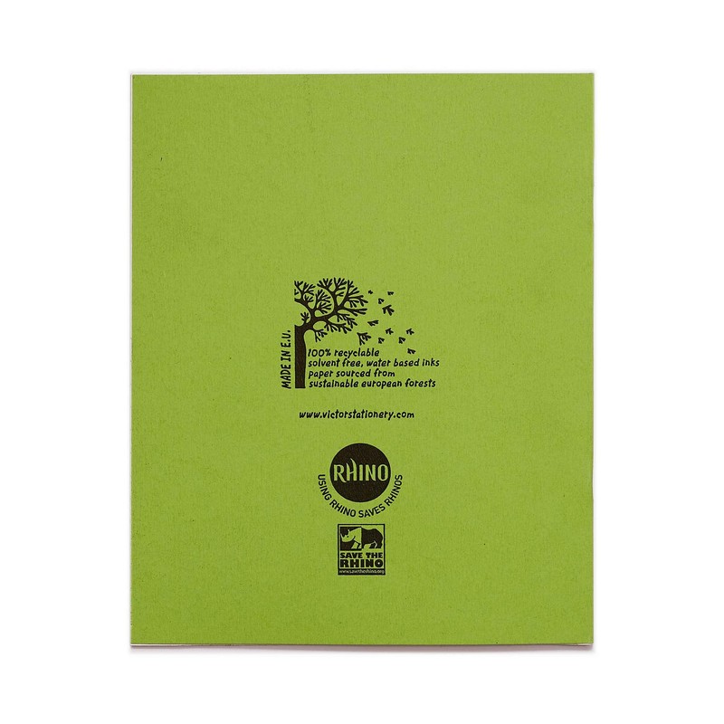 Rhino 8 x 6.5 Exercise Books, 32 Page/Top Half Blank