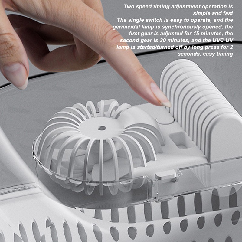 Household Defrosting Box Large Capacity Double Layer Drain Timing USB