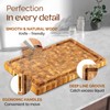 Yes4All Durable Teak Cutting Boards for Kitchen, [17''L x 13''W