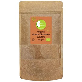 Organic Cinnamon Ground (Ceylon) - Certified Organic - by Busy Beans Organic (250g)