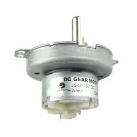 CHANCS JS-50 DC Gear Motor 5V DC 2RPM D-Shaft Synchronous Motor Car Moving Head Fan Motor
