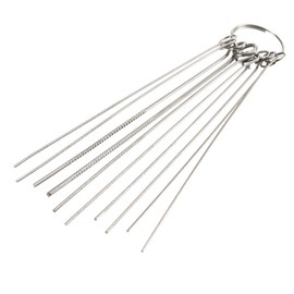 uxcell Welding Tip Cleaner Nozzle Cleaner Gas Welding Brazing Cutting Torch Tip Cleaner Needle Set of 2