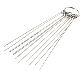uxcell Welding Tip Cleaner Nozzle Cleaner Gas Welding Brazing Cutting Torch Tip Cleaner Needle Set of 2