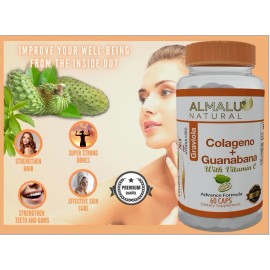COLÁGENO HIDROLIZADO vit C GUANÁBANA) Colágeno Hidrolizado Cabello Piel Uñas