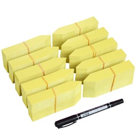 1000 Pcs Plant Tags, 4 Inch Plastic Garden Plant Pot Markers Waterproof Plant Labels, Yellow