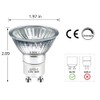 GU10 Halogen Bulb 120v 50w Warmer Bulbs, 2800k Warm White
