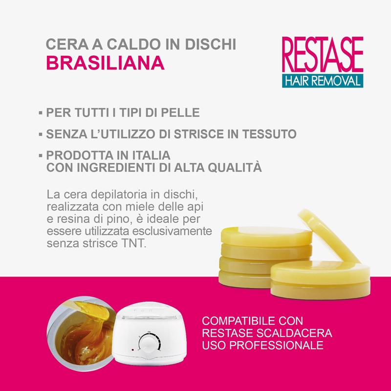 RESTASE | Cera a Caldo in Dischi Brasiliana, 20 pz