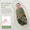 NARUTOO Baby Swaddle Wrap, Organic Cotton Swaddle Blanket, Adjustable Velcro,