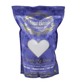 Mom Bomb Sparkling Snow Bath Soaks: Indulge in 3 lbs of Serenity for Baths, Showers, and Foot Treatments - Variations (2)