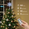Lewondr Christmas Star Tree Topper, USB Powered Remote Controlled 11