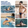 Kinwor Fabric Swim Cap for Men Women Adult, High Elasticity