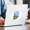CafePress Blue Hydrangea Flowers Sticker Oval Car Bumper Sticker