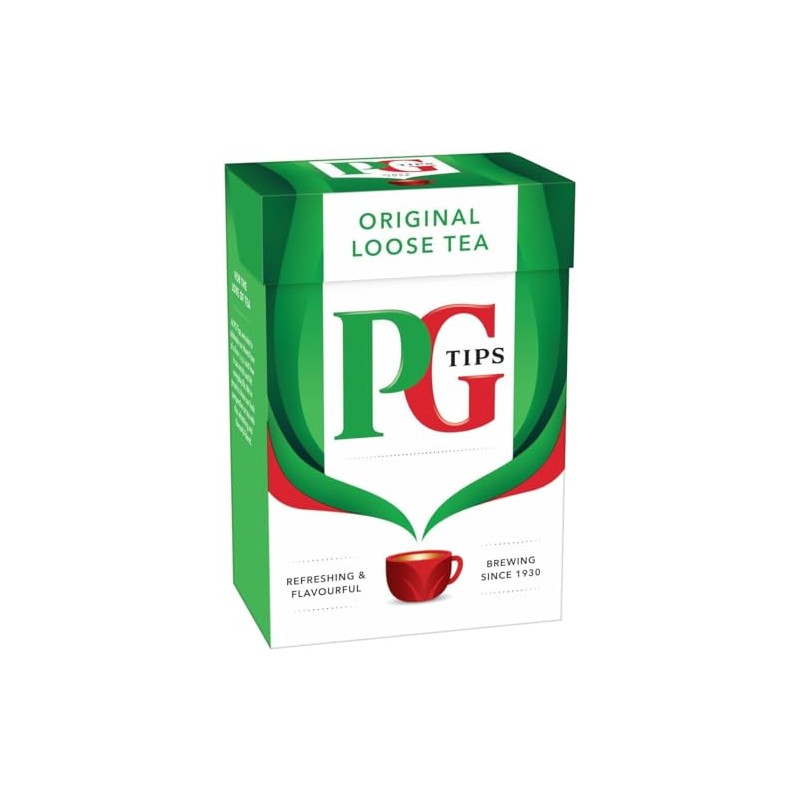 PG Tips Black Tea, Loose Tea, 8.8-Ounce Boxes (Pack of