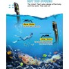 Greatever Dry Snorkel Set,Panoramic Wide View,Anti-Fog Scuba Diving Mask,Professional Snorkeling