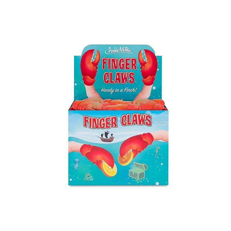 Archie McPhee Finger Lobster Claws Pack of 2