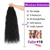 ZRQ Micro Goddess Locs Crochet Braids Hair 24 Inch With